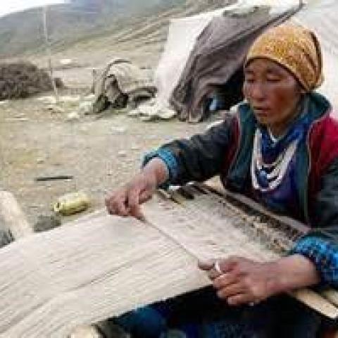 Pashmina Nomad weaving Pashmina item